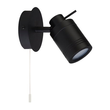 Searchlight Electric Samson Spotlight - Black Metal 6601BK