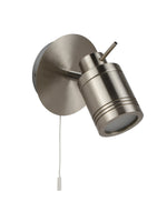 Searchlight Electric Samson Spotlight Wall Light - Satin Silver Metal 6601SS