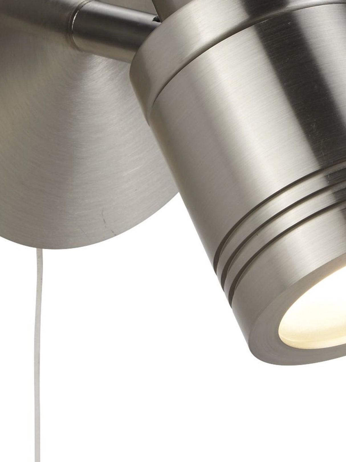 Searchlight Electric Samson Spotlight Wall Light - Satin Silver Metal 6601SS