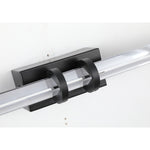 Searchlight Electric Parma LED Wall Light, Matt Black Metal & Clear Glass 66412BK