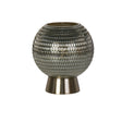 Mila Table Lamp - Brass Metal & Green Glass