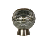 Mila Table Lamp - Brass Metal & Green Glass