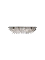 Hanna 8Lt Flush  - Chrome Metal & Clear Crystal