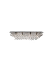 Hanna 8Lt Flush  - Chrome Metal & Clear Crystal