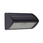 Searchlight Electric Solar Outdoor Wall Light - Black Metal & White Polycarbonate 67422BK-PIR