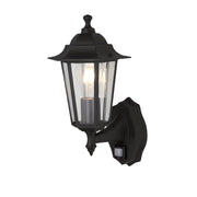 Alex Outdoor Wall Light - Black Metal & Glass