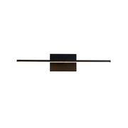 Amalfi LED Wall Light IP44, Matt Black Metal