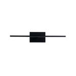 Searchlight Electric Amalfi LED Wall Light IP44, Matt Black Metal 68241-41BK