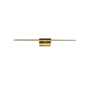 Amalfi LED Wall Light IP44, Satin Brass Metal