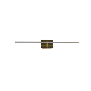 Searchlight Electric Amalfi LED Wall Light IP44, Satin Brass Metal 68241-41SB