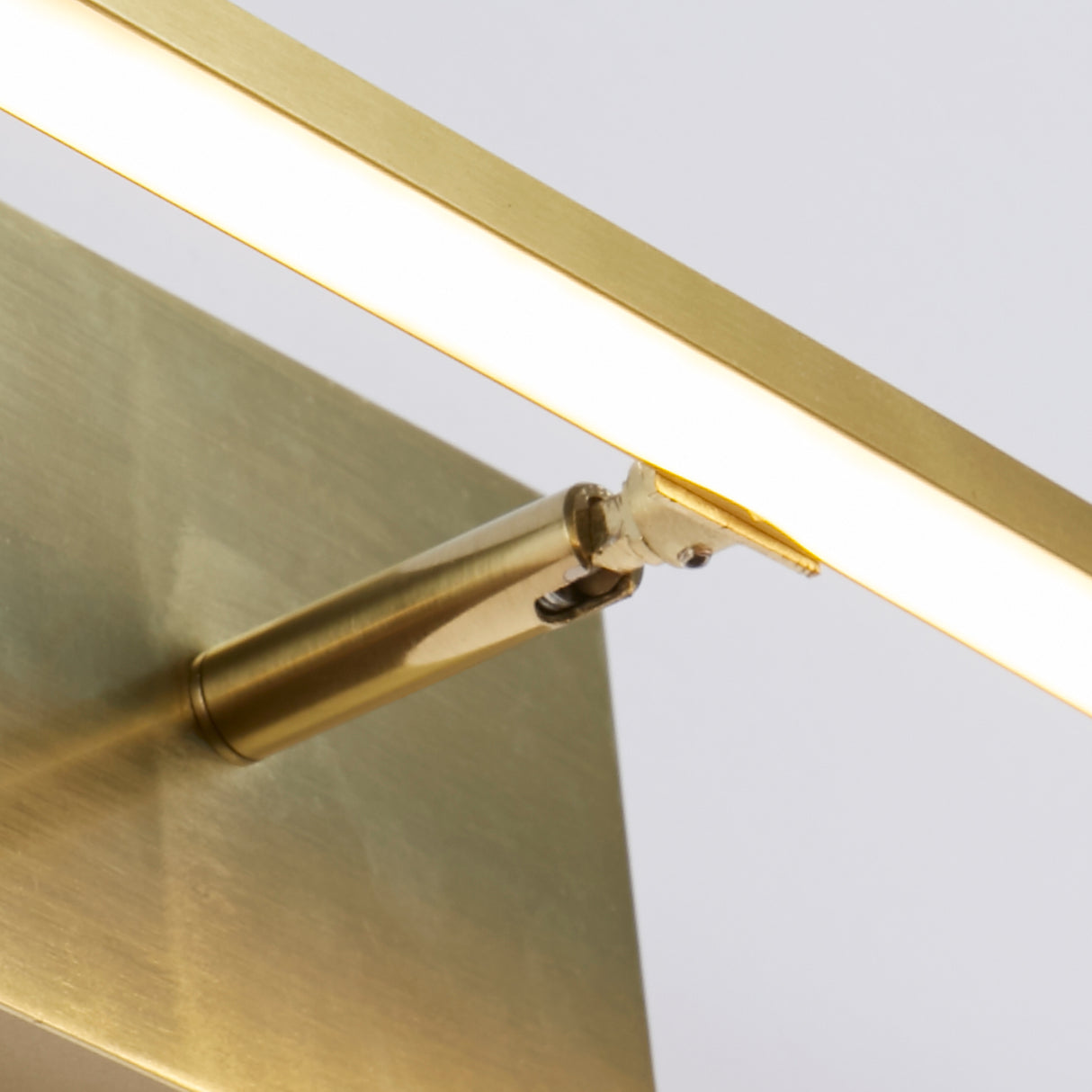 Searchlight Electric Amalfi LED Wall Light IP44, Satin Brass Metal 68241-41SB