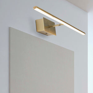 Searchlight Electric Amalfi LED Wall Light IP44, Satin Brass Metal 68241-41SB