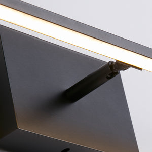 Searchlight Electric Amalfi LED Wall Light IP44, Matt Black Metal 68241-61BK