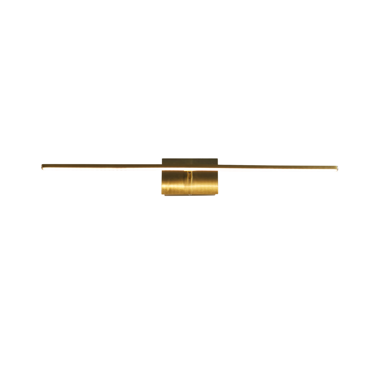 Amalfi LED Wall Light IP44, Satin Brass Metal
