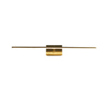 Amalfi LED Wall Light IP44, Satin Brass Metal