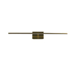 Searchlight Electric Amalfi LED Wall Light IP44, Satin Brass Metal 68241-61SB