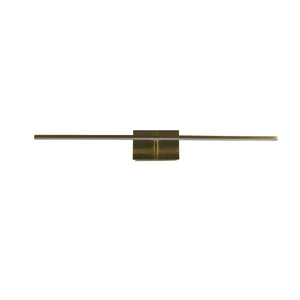 Searchlight Electric Amalfi LED Wall Light IP44, Satin Brass Metal 68241-61SB