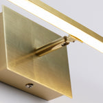Searchlight Electric Amalfi LED Wall Light IP44, Satin Brass Metal 68241-61SB