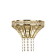 Gemma 2Lt Wall Light - Satin Brass & Clear Crystal