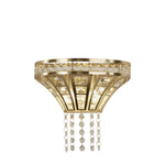 Gemma 2Lt Wall Light - Satin Brass & Clear Crystal