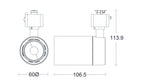 JCC Lighting JC014232 Starspot™ LED 7.5W IP20 4000K 35° Triac dimmable Single-Circuit White