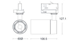 JCC Lighting JC088122 Starspot™ LED 7.5W IP20 4000K 35° Triac dimmable 3-Circuit White