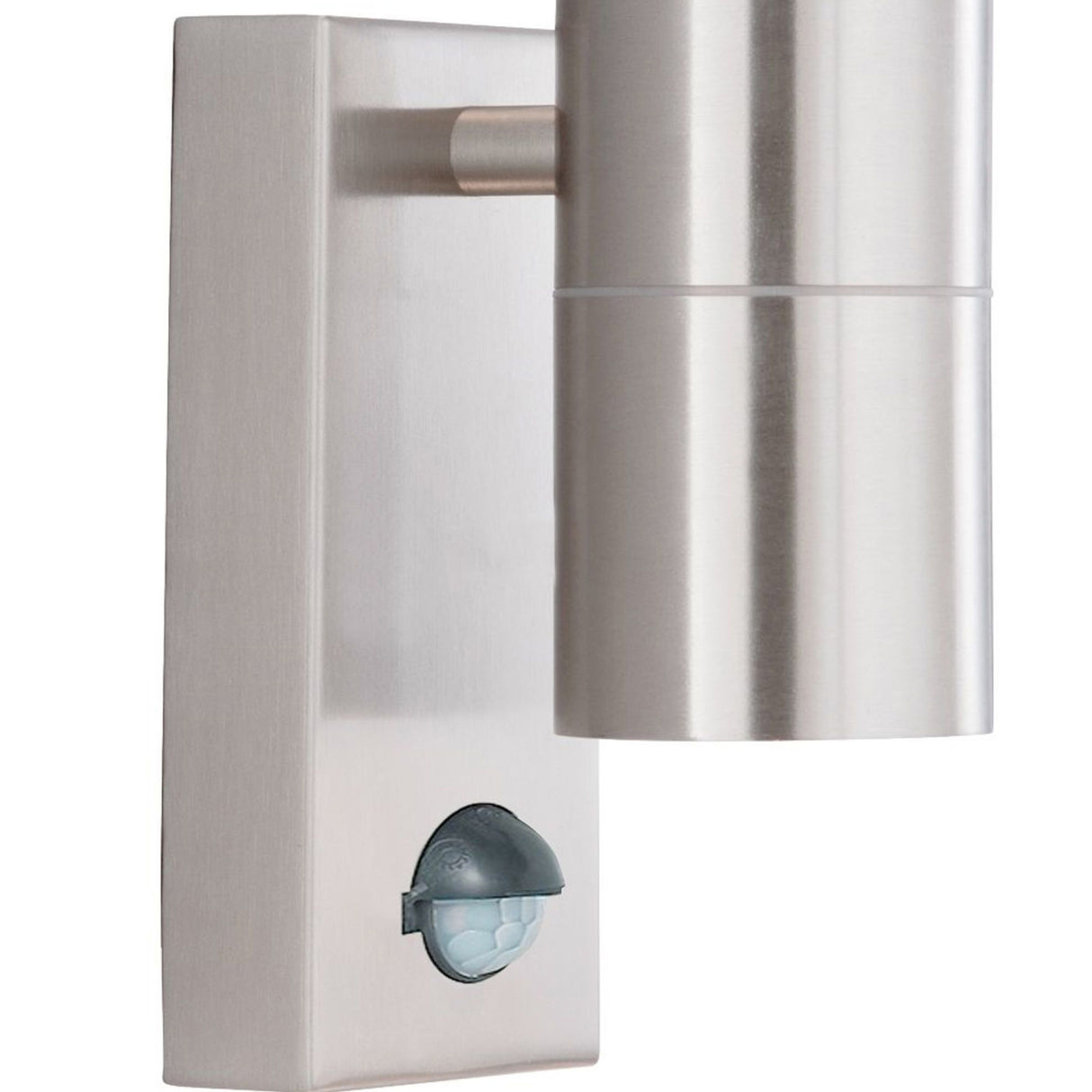 Searchlight Electric Metro Outdoor Wall Light - Stainless Steel Metal & Glass 7008-1SS-LED