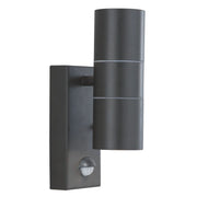 Metro Outdoor Wall Light - Silk Black Metal & Glass