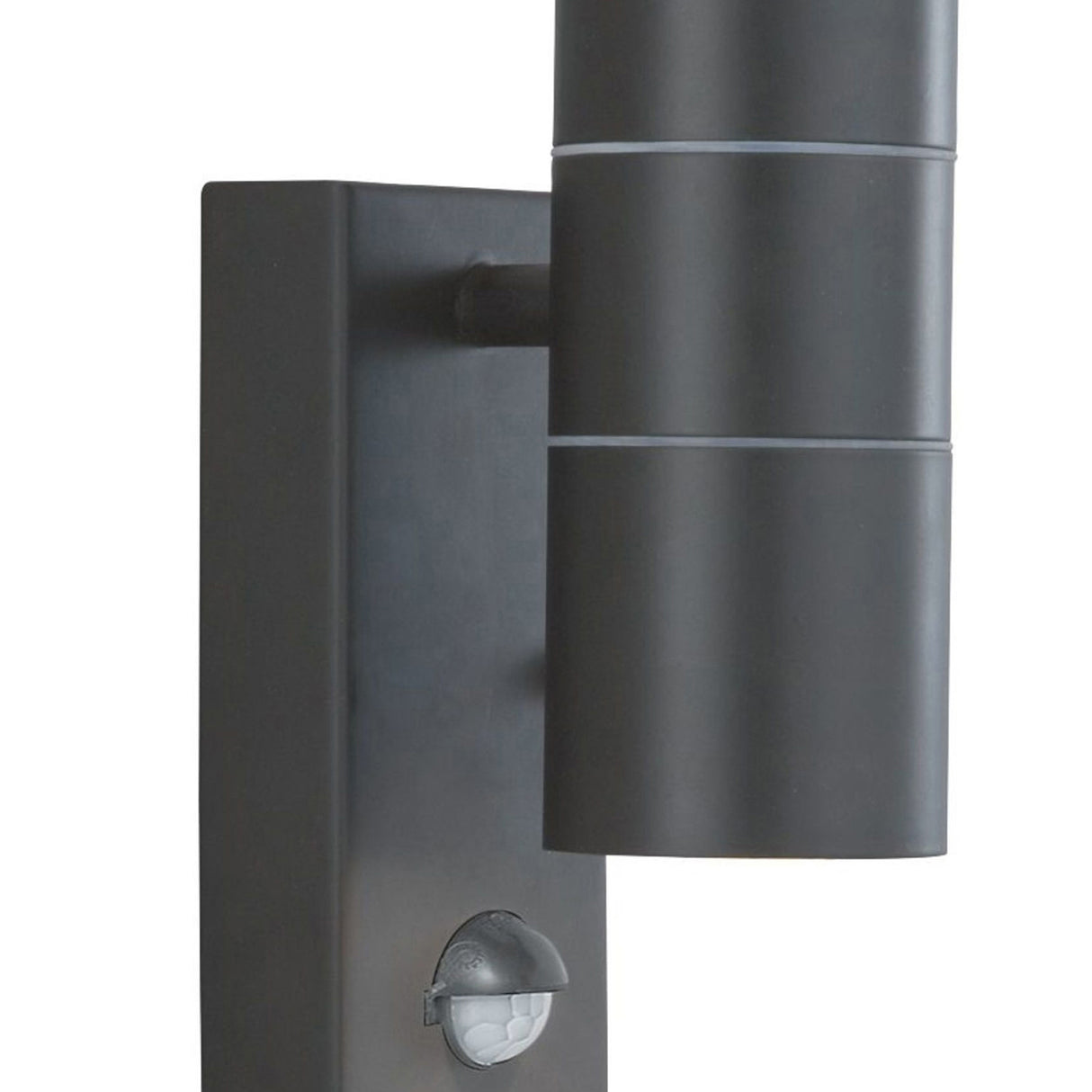 Searchlight Electric Metro Outdoor Wall Light - Silk Black Metal & Glass 7008-2BK-LED