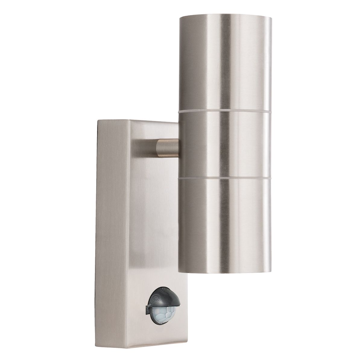 Metro Outdoor Wall Light - Stainless Steel Metal & Glass