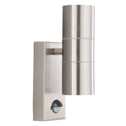 Metro Outdoor Wall Light - Stainless Steel Metal & Glass