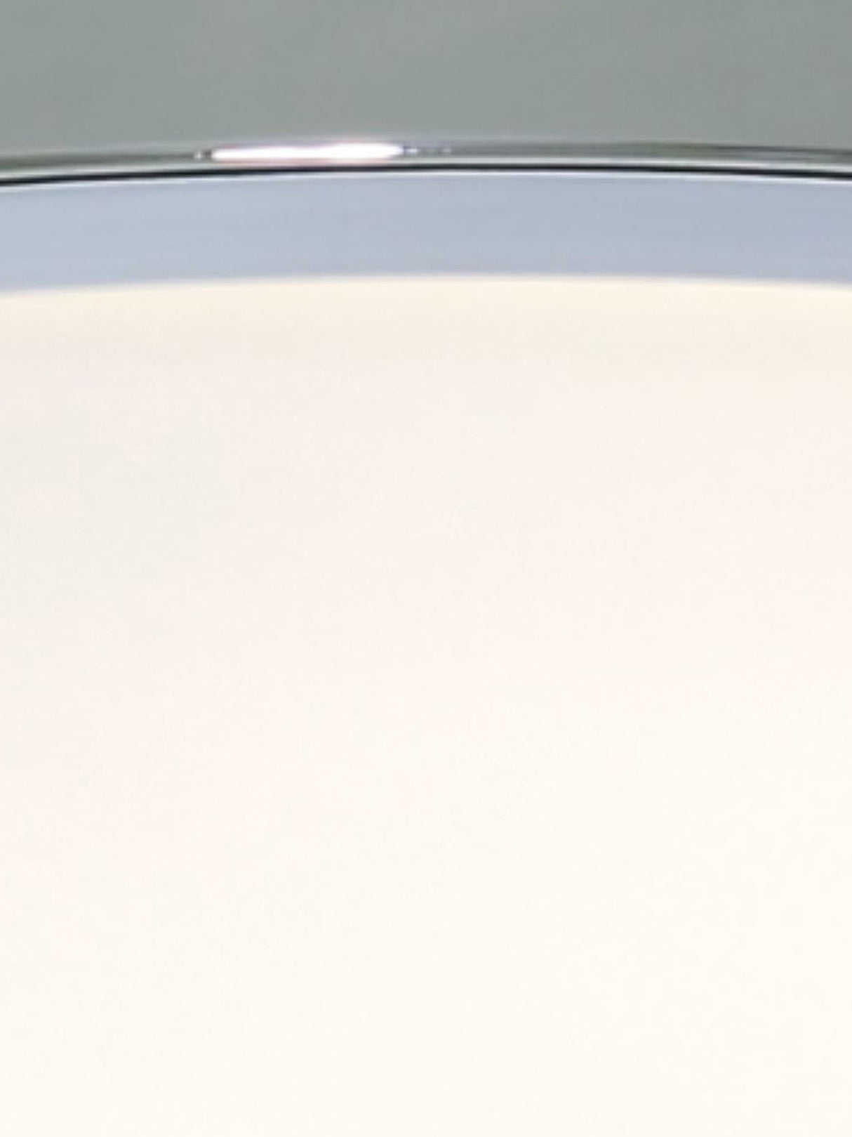 Searchlight Electric Cheese 2Lt Flush - Chrome Metal & White Glass 7039-28CC