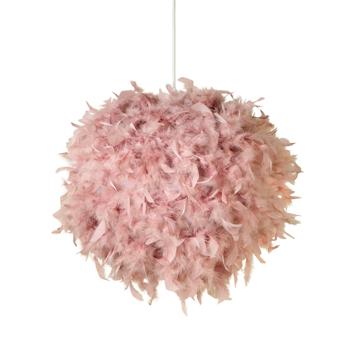 Searchlight Electric Kate Feather Pink Non-Elec Shade (Shade Only) 70393PI