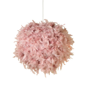 Searchlight Electric Kate Feather Pink Non-Elec Shade (Shade Only) 70393PI
