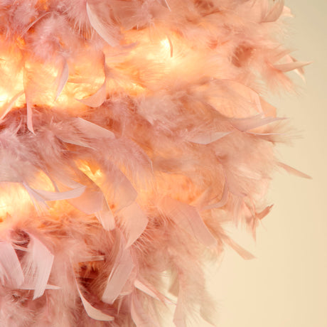 Searchlight Electric Kate Feather Pink Non-Elec Shade (Shade Only) 70393PI