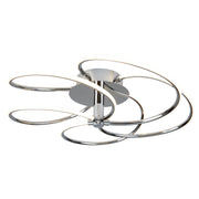 Bardot 5Lt Flush - Chrome Metal & Opal Acrylic