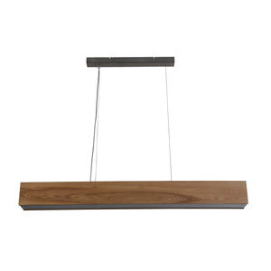 Searchlight Electric Ash LED Bar Ceiling Pendant - Wood 7231