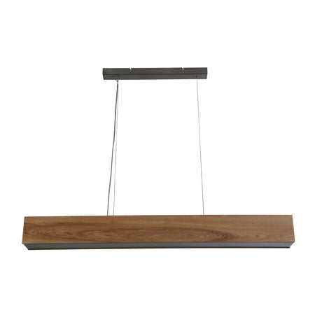 Searchlight Electric Ash LED Bar Ceiling Pendant - Wood 7231