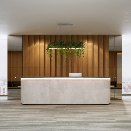 Searchlight Electric Ash LED Bar Ceiling Pendant - Wood 7231