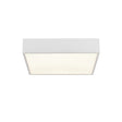 Zeus Flush - White Metal & Opal Polycarbonate