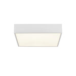 Zeus Flush - White Metal & Opal Polycarbonate
