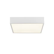Zeus Flush - White Metal & Opal Polycarbonate
