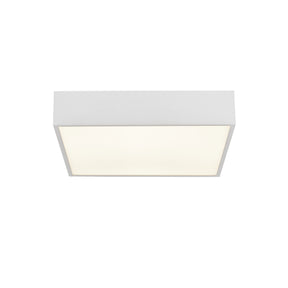 Zeus Flush - White Metal & Opal Polycarbonate