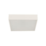 Searchlight Electric Zeus Flush - White Metal & Opal Polycarbonate 72370WH