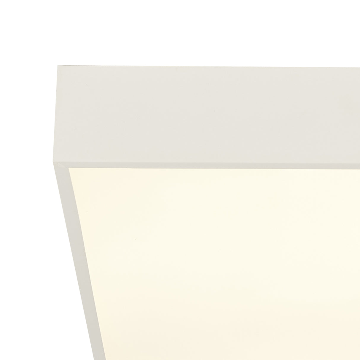 Searchlight Electric Zeus Flush - White Metal & Opal Polycarbonate 72370WH