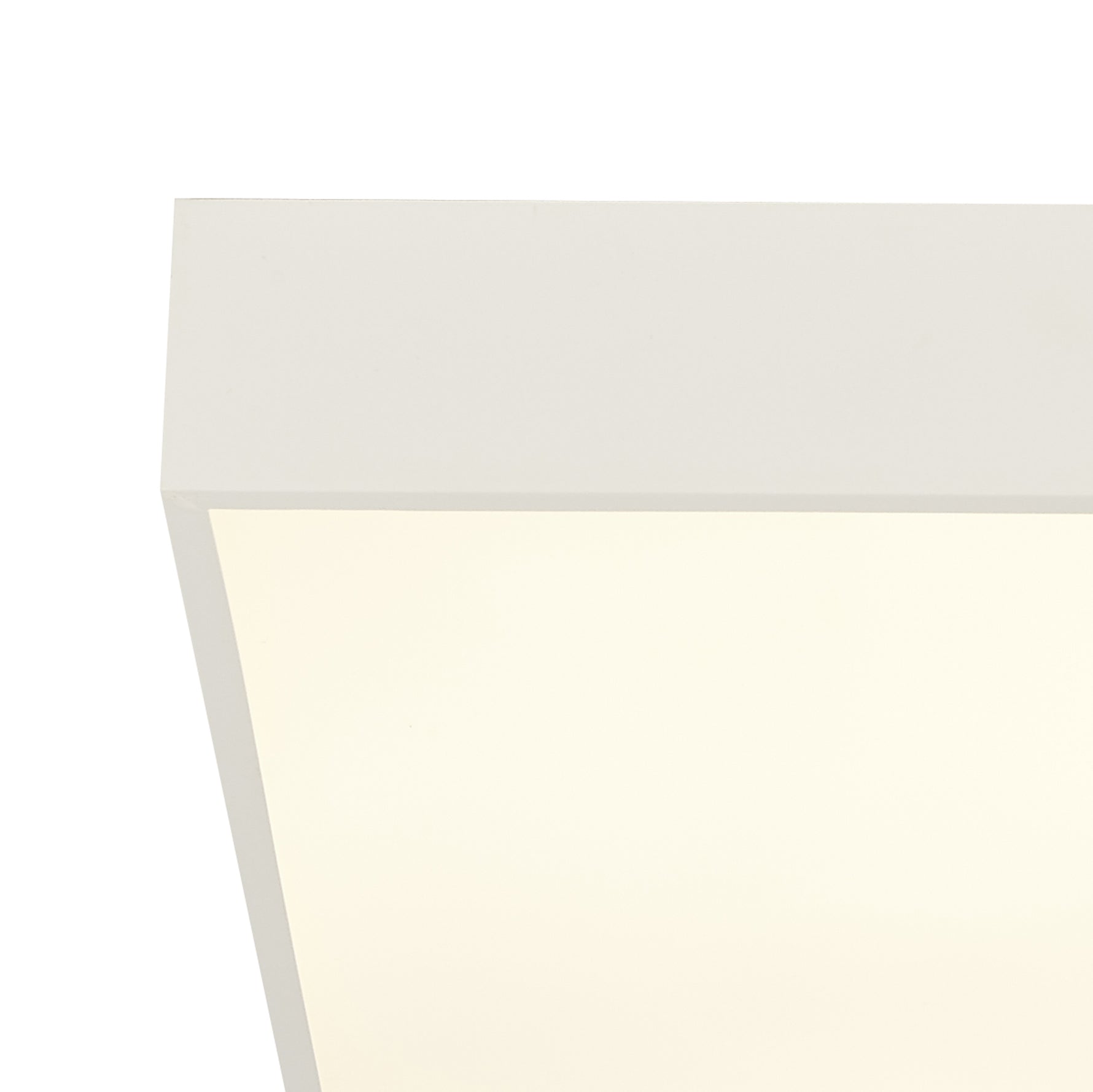 Searchlight Electric Zeus Flush - White Metal & Opal Polycarbonate 72370WH