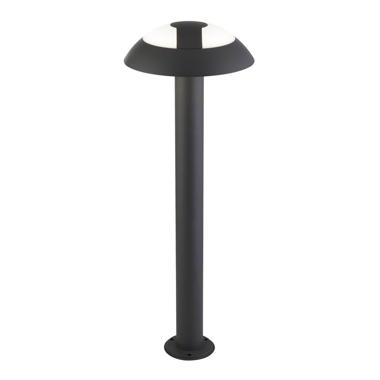 Mushroom Outdoor Post  - Dark Grey & Opal Polycarbonate