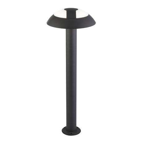 Mushroom Outdoor Post  - Dark Grey & Opal Polycarbonate