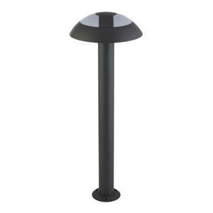 Searchlight Electric Mushroom Outdoor Post  - Dark Grey & Opal Polycarbonate 7264-730