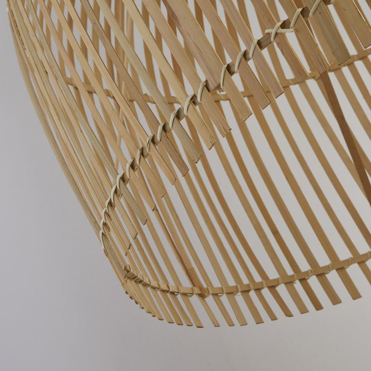Searchlight Electric Bali Pendant  - Bamboo 7400CW